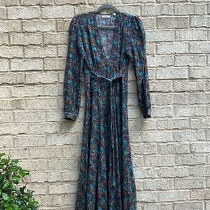 DOEN long sleeve floral maxi dress